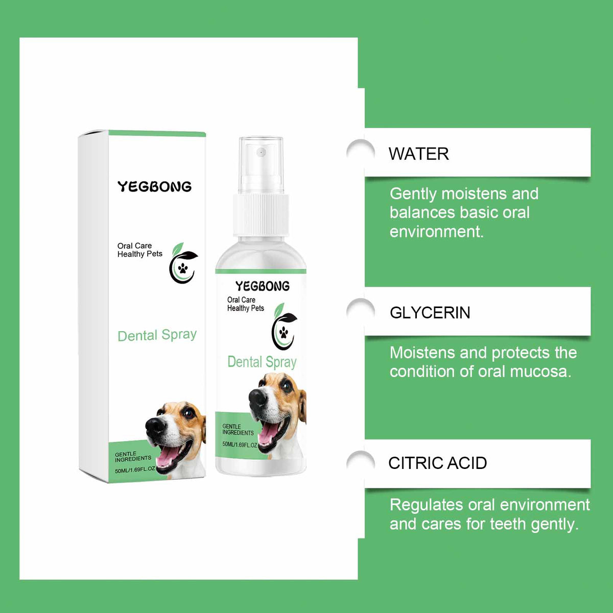 gentle pet oral care spraygentle pet oral care spray, YEGBONG dental spray for optimal pet oral hygiene.